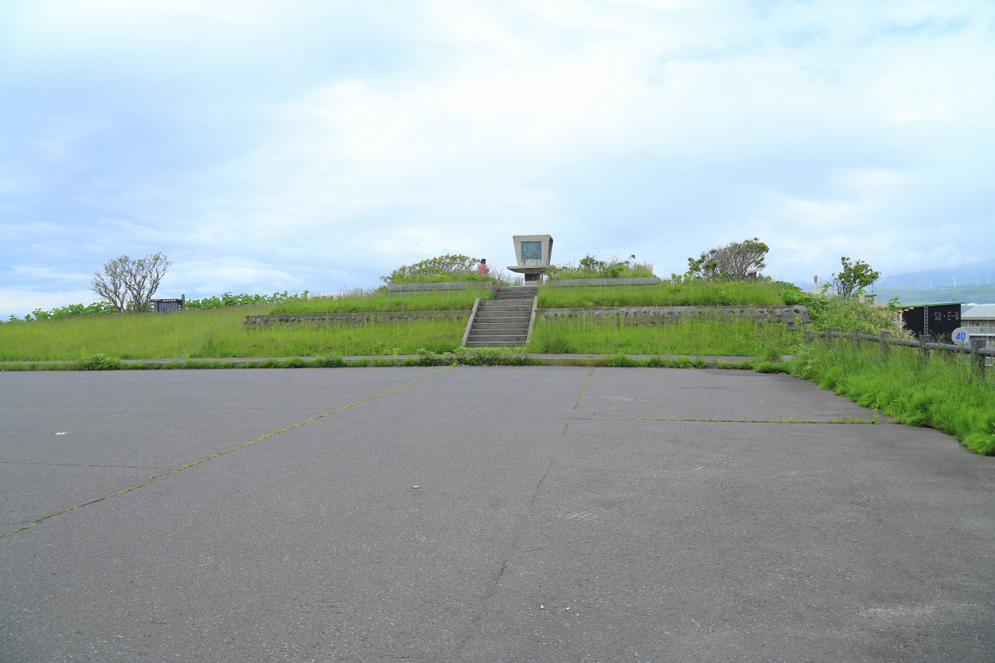 絵鞆岬展望台の駐車場