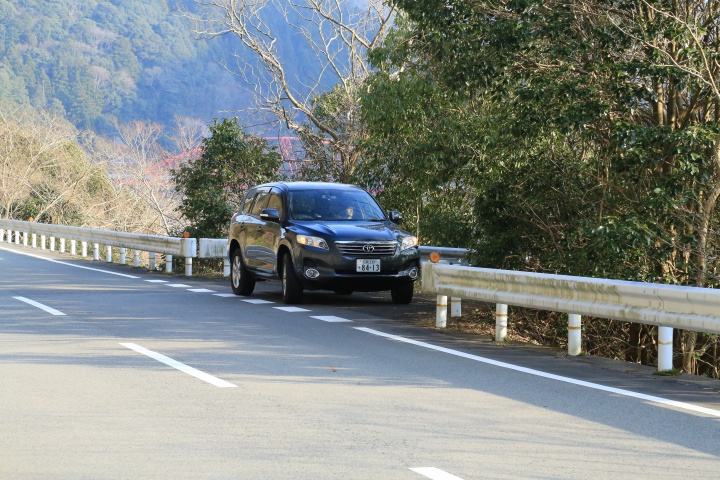 日高川　椿山ダム湖（つばやま）の駐車スペースの写真