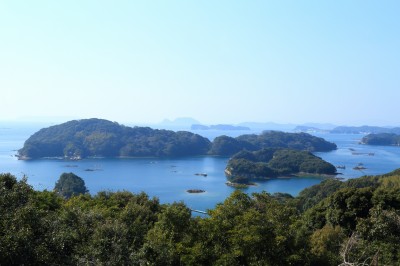 船越展望所からの九十九島の絶景
